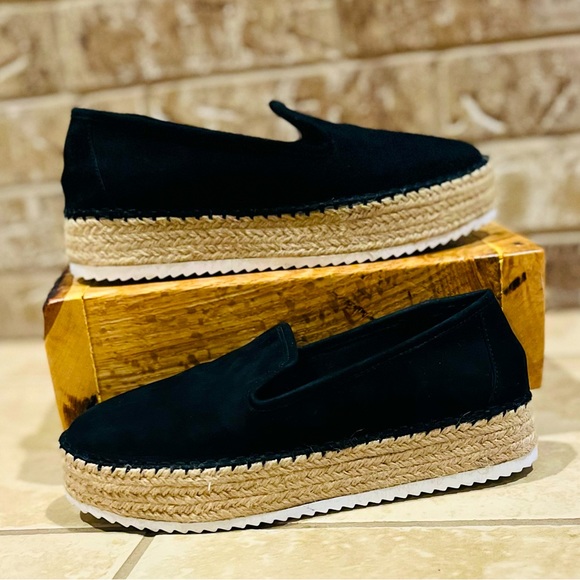 Gianni Bini Shoes - Gianni Bini Black Suede Espadrilles